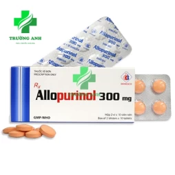 Allopurinol 300mg Domesco - Thuốc điều trị bệnh Gout hiệu quả