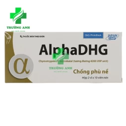 AlphaDHG - Thuốc chống kháng viêm, phù nề của Dược phẩm DHG