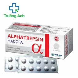 Alphatrepsin Hacofa - Giúp giảm sưng, phù nề, tụ máu