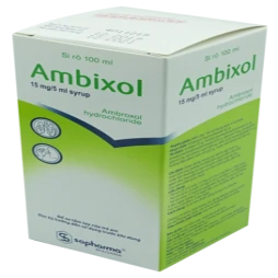 Ambixol 15mg/5ml syrup - Thuốc điều trị viêm phế quản cấp tính của Bulgaria