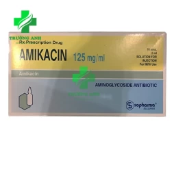 Amikacin 125mg/ml - Thuốc điều trị nhiễm khuẩn đường hô hấp