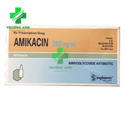 Amikacin 250mg/ml Sopharma - Điều trị nhiễm khuẩn hiệu quả