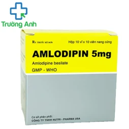 Amlodipin 5mg Vidipha - Thuốc tăng lưu lượng máu ở thận