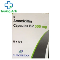 Amoxicillin Capsules BP 500mg Aurobindo - Thuốc chống nhiễm khuẩn hiệu quả