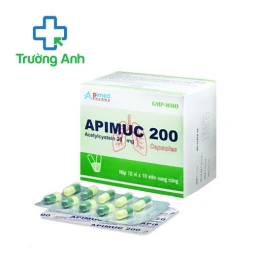 Apimuc 200 (viên) - Thuốc điều trị rối loạn tiết dịch phế quản