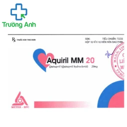 Aquiril MM 20 - Thuốc điều trị tăng huyết áp và suy tim ứ huyết hiệu quả