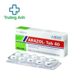 Arazol - Tab 40 - Điều trị hiệu quả bệnh trào ngược dạ dày