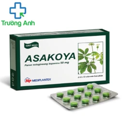 Asakoya 50mg - Thuốc điều trị chứng khó ngủ, ngủ không yên giấc