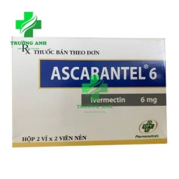 Ascarantel 6 OPV - Giúp tẩy giun cho cả người lớn và trẻ em trên 5 tuổi