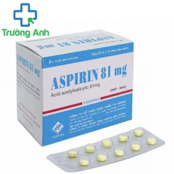 ASPIRIN 81mg Vidipha - Thuốc dự phòng thứ phát nhồi máu cơ tim