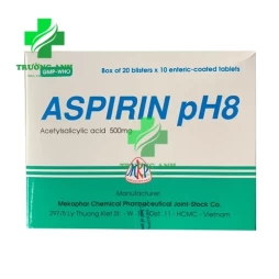 Aspirin pH8 500mg Mekophar - Thuốc điều trị đau nhức xương khớp hiệu quả