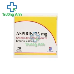 Aspirin Tab DWP 75mg - Thuốc giảm đau, chống viêm, hạ sốt