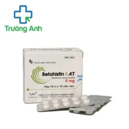 Betahistin 8 A.T - Thuốc điều trị chóng mặt, ù tai của An Thiên