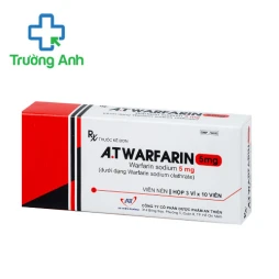 A.T Warfarin 5mg - Thuốc điều trị nhồi máu cơ tim cấp