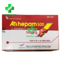 Atihepam 500mg (viên) An Thiên - Thuốc điều trị các triệu chứng xơ gan, suy giảm chức năng gan