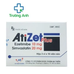 Atizet plus 20mg - Giúp hạ thấp hạ thấp cholesterol xấu của An Thien Pharma