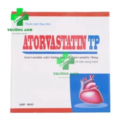 Atorvastatin TP 10mg - Thuốc điều trị giảm cholesterol toàn phần hiệu quả