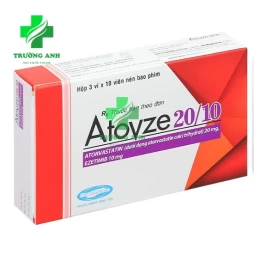 Atovze 20/10 - Thuốc điều trị tăng cholesterol máu của Savi