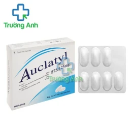 Auclatyl 875/125mg Tipharco - Thuốc điều trị nhiễm khuẩn dạng uống