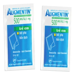 Augmentin 500/62.5 Sac 500mg - Thuốc điều trị nhiễm khuẩn hiệu quả của Pháp