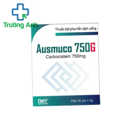 Ausmuco 750G - Thuốc điều trị rối loạn về tiết dịch đường hô hấp hiệu quả