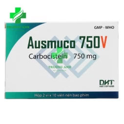 Ausmuco 750V - Thuốc điều trị rối loạn về tiết dịch hô hấp hiệu quả