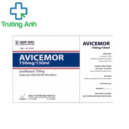 AVICEMOR 750MG/150ML - Thuốc điều trị nhiễm trùng nhẹ, trung bình