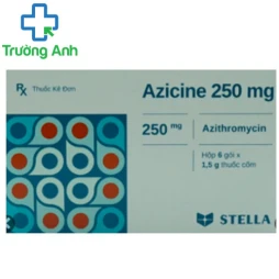 Azicine 250mg Stella (bột) - Thuốc điều trị nhiễm khuẩn đường hô hấp