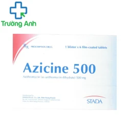 Azicine 500 - Thuốc điều trị viêm nhiễm khuẩn hô hấp hiệu quả
