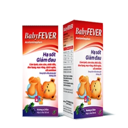 Babyfever - Giúp giảm đau hạ sốt hiệu quả cho trẻ của OPV