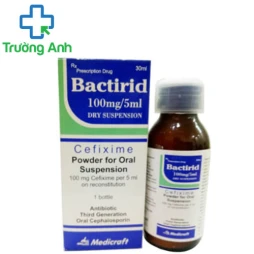 Bactirid 100mg/5ml dry suspension - Điều trị nhiễm khuẩn hiệu quả
