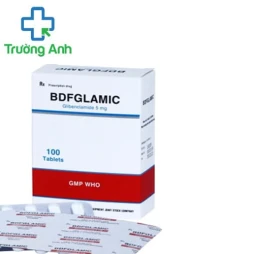 BDFGlamic 5mg Bidiphar - Điều trị đái tháo đường không phụ thuộc insulin