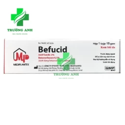 Befucid - Kem bôi da dùng cho viêm da nhiễm khuẩn hiệu quả