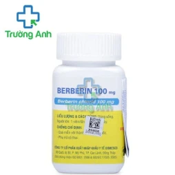 Berberin 100mg Domesco - Thuốc điều trị tiêu chảy, kiết lỵ hiệu quả
