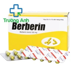 Berberin 100mg Armephaco - Thuốc điều trị tiêu chảy hiệu quả