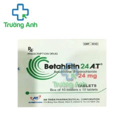Betahistin 24 A.T - Thuốc điều trị chóng mặt hiệu quả
