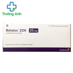 Betaloc Zok 25mg Tab - Thuốc điều trị đau thắt ngực hiệu quả