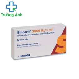 Binocrit 2000IU/ml inj - Thuốc điều trị bệnh thếu máu của GmbH