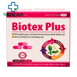 Biotex Plus - Giúp cân bằng hệ vi sinh đường ruột hiệu quả của Rostex Pharma