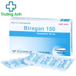Biragan 150 - Thuốc hạ sốt, giảm đau hiệu quả của Bidiphar