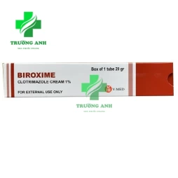 Biroxime Cream - Kem điều trị nhiễm nấm ngoài da hiệu quả của Ấn Độ (10 hộp)