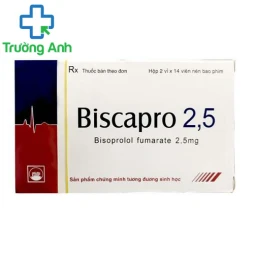 Biscapro 2,5 Pymepharco - Điều trị tăng huyết áp hiệu quả