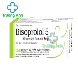 Bisoprolol 5 F.T.Pharma - Thuốc điều trị tăng huyết áp