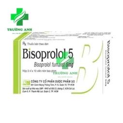 Bisoprolol 5 F.T.Pharma - Thuốc điều trị tăng huyết áp