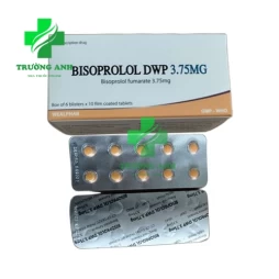 Bisoprolol DWP 3.75mg Wealphar - Trị tăng huyết áp, đau thắt ngực