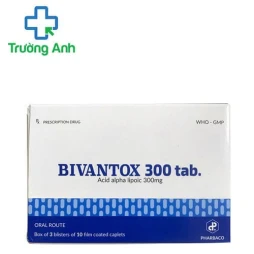 Bivantox 300 tab Pharbaco - Điều trị nóng rát, tê cánh chân do tổn thương thần kinh