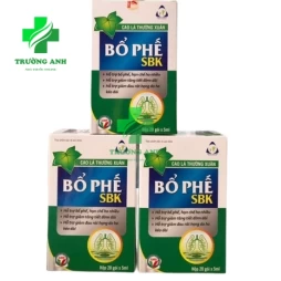 Bổ phế SBK Vinpharma - Thực phẩm giúp giảm ho, giảm đau rát họng hiệu quả