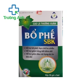 Bổ phế SBK Vinpharma - Thực phẩm giúp giảm ho, giảm đau rát họng hiệu quả