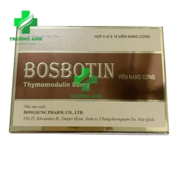 Bosbotin - Thuốc điều trị nhiễm trùng hiệu quả của Hàn Quốc