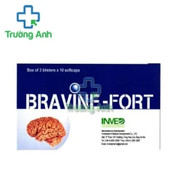 Bravine-Fort 80mg HD Pharma - Viên uống hỗ trợ điều trị suy giảm trí nhớ
